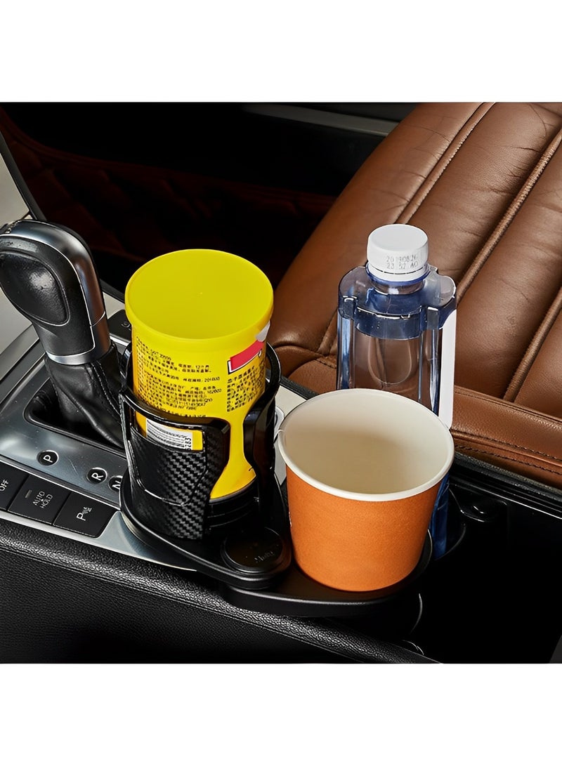 REOCLE 5 in 1 Car Cup Holder Expander Adjustable Cup Holder for Car Cup Holder Phone Mount Universal Insert Expandable Cup Sundry Storage for Snack & Bottles & Drinks - Image 3