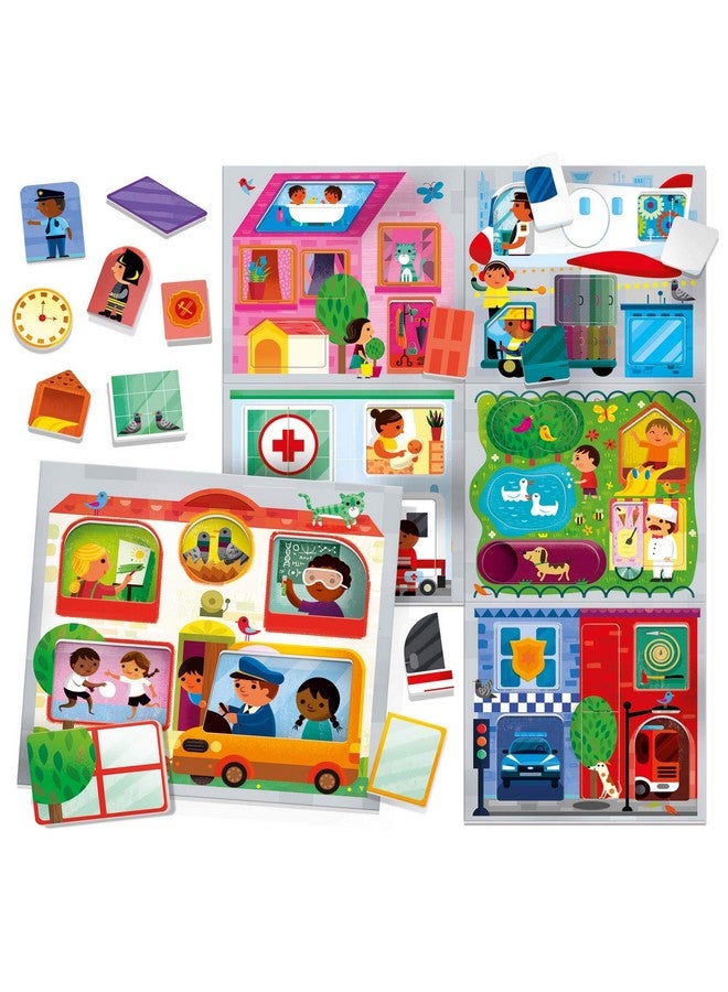 Headu Play Town Montessori, Educational Toys for Boys and Girls Ages 2-4 Years Old, Toddler Learning Toys, Teacher Homeschool Supplies, Birthday - Image 2