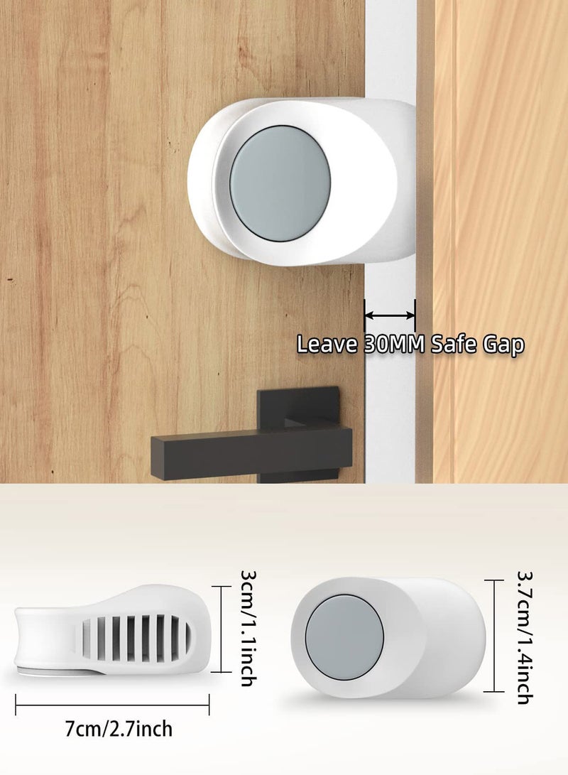 Excefore Door Safety Finger Guard 4Pcs Door Pinch Guard for Children Self Adhesive Rotating Child Proof Door Finger Pinch Guard Safety Finger Door Guard Door Stopper for Kid Safety Guard - Image 3