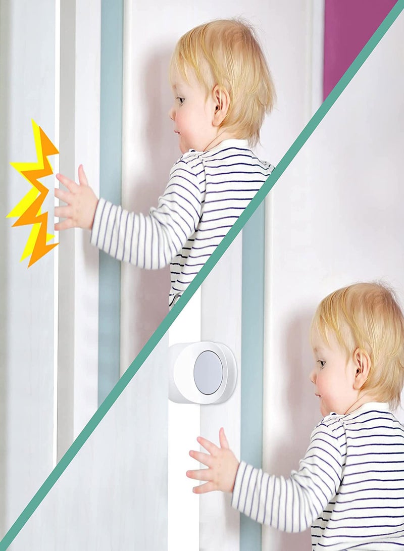 Excefore Door Safety Finger Guard 4Pcs Door Pinch Guard for Children Self Adhesive Rotating Child Proof Door Finger Pinch Guard Safety Finger Door Guard Door Stopper for Kid Safety Guard - Image 2
