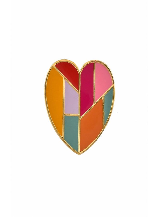 VOYLLA Valentine's Day Mosaic Heart Ring, Gift For Her, Valentines Gift For Her - Image 4