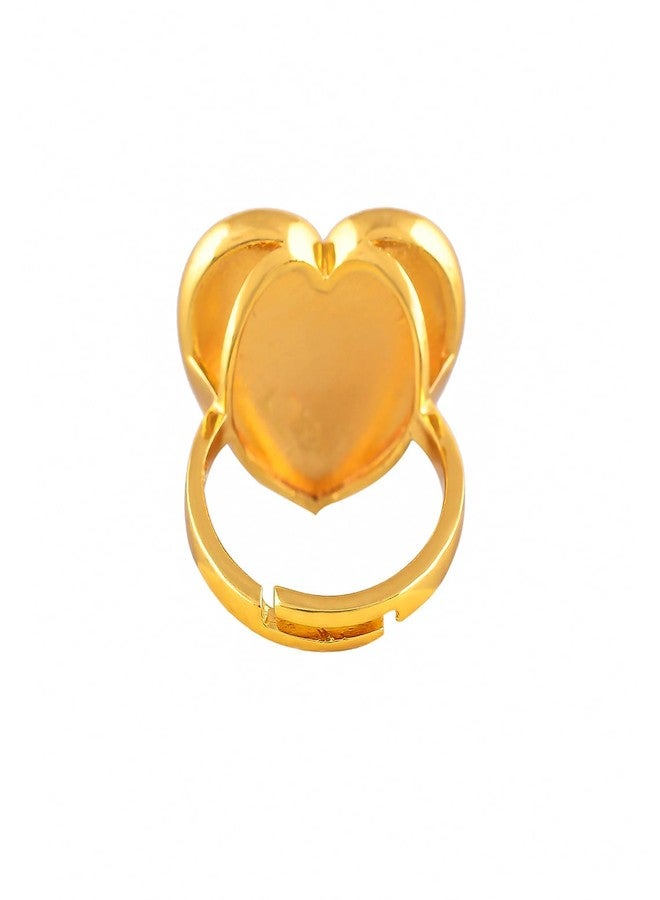 VOYLLA Valentine's Day Mosaic Heart Ring, Gift For Her, Valentines Gift For Her - Image 5