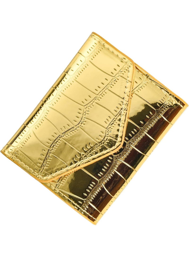 Mini Women’s Shiny Leather Wallet – Elegant Compact Design, Lightweight, Practical & Perfect for Everyday Use - Image 1