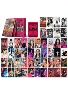 زد Integrate small card KPOP Korean Wave photo card 55 boxed DIY collection IVE aid (G)I-DLE red 