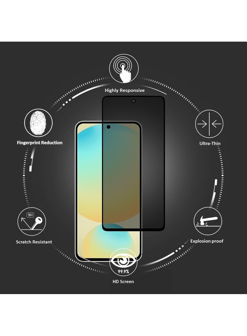 Samsung Galaxy S24 FE Privacy Glass Screen Protector Anti-Spy Tempered Glass Film 9H Hardness Scratch Resistant Bubble Free Glass Screen Protector for Samsung Galaxy S24 FE  - Image 3