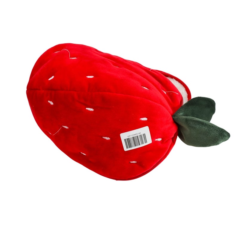 دمية الارنب القطيفة بأذنين كبيرتين - أحمر - RB105 - Image 2