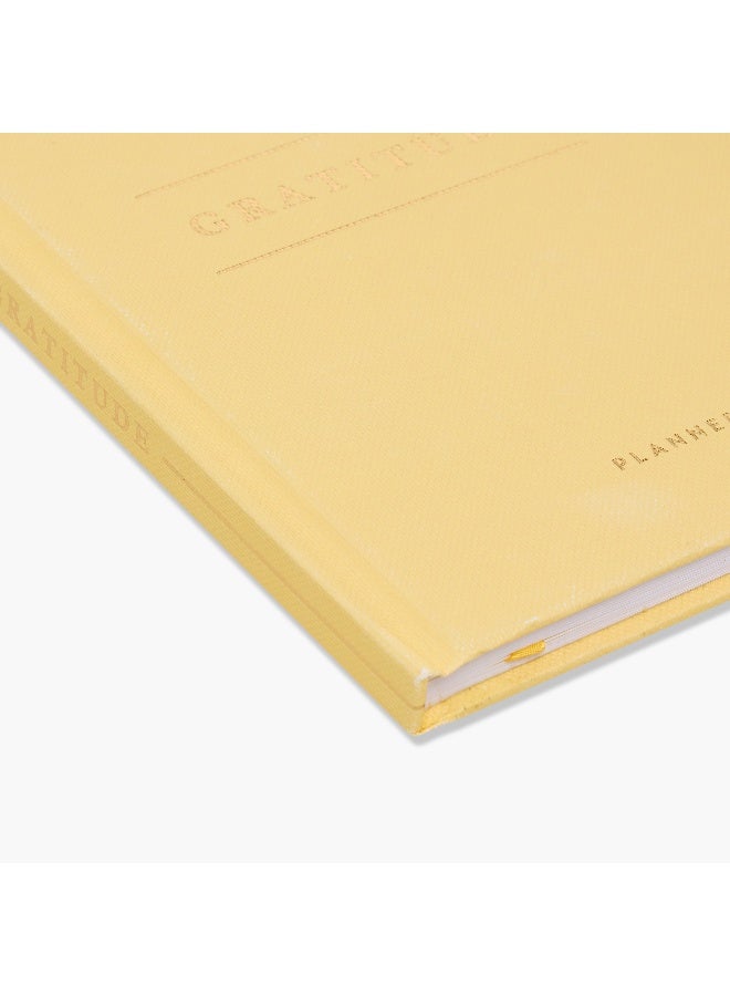 LIFESTYLE Gratitude Planner - Yellow - Image 3