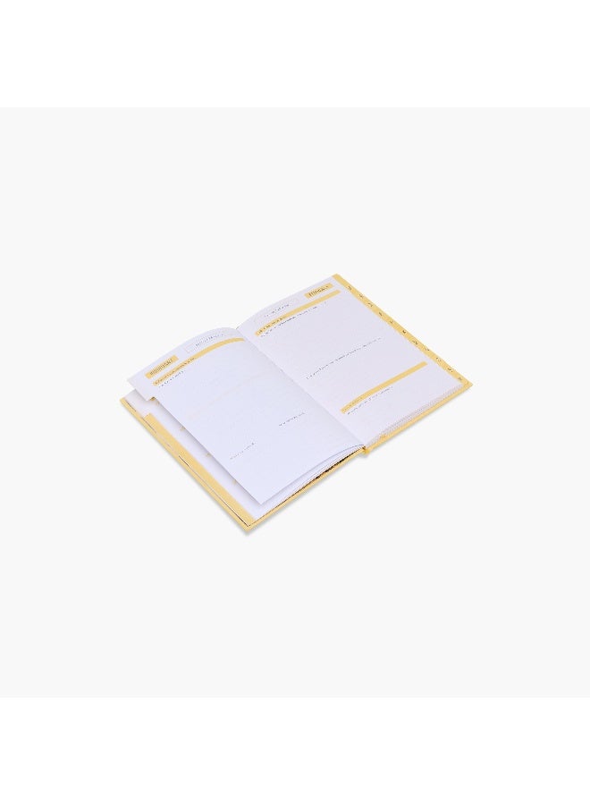 LIFESTYLE Gratitude Planner - Yellow - Image 4