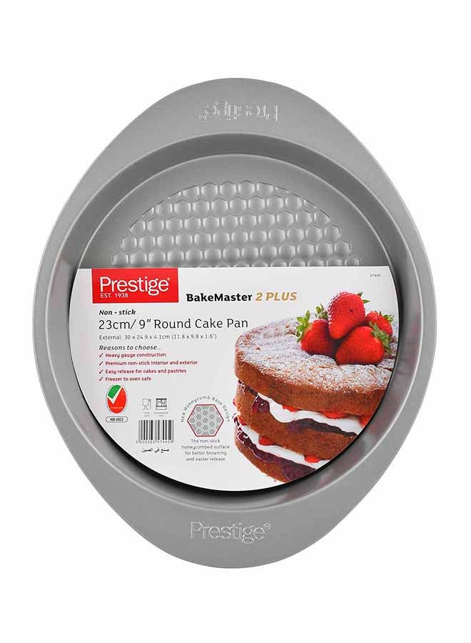 Prestige Round Cake Tin Chrome 23cm - Image 2