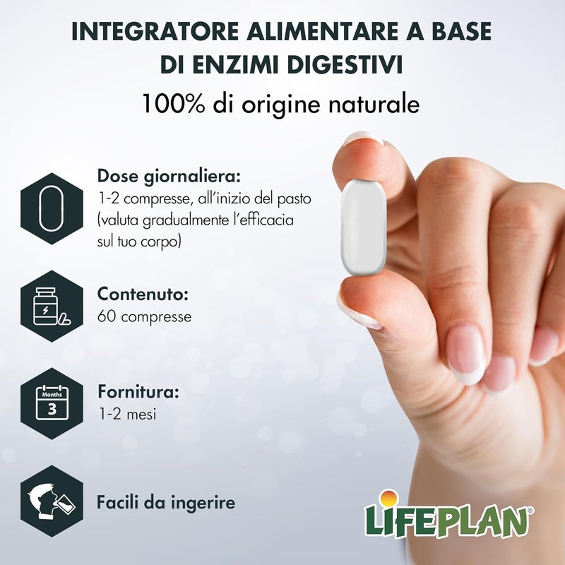 Lifeplan Digestive Enzymes 60 Tablets - Image 5