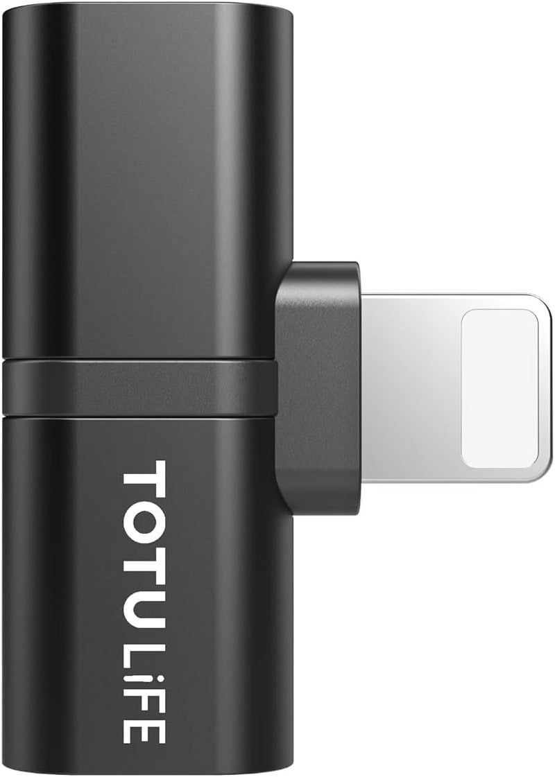 Totulife محول TOTULIFE PURE Series OTG T-Shape Lightning إلى Lightning - أسود - Image 1