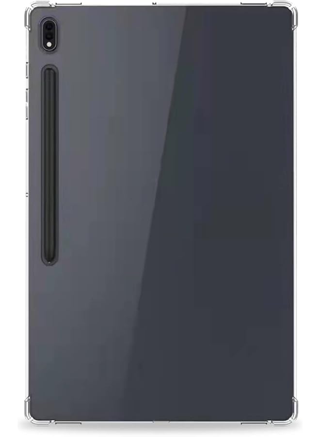 erorex Clear Case For Galaxy Tab S8 Ultra - Silicone Gel Tpu Flexible - Ultra Thin - Slim Protection - Shockproof Phone Cover - Clear - Image 1