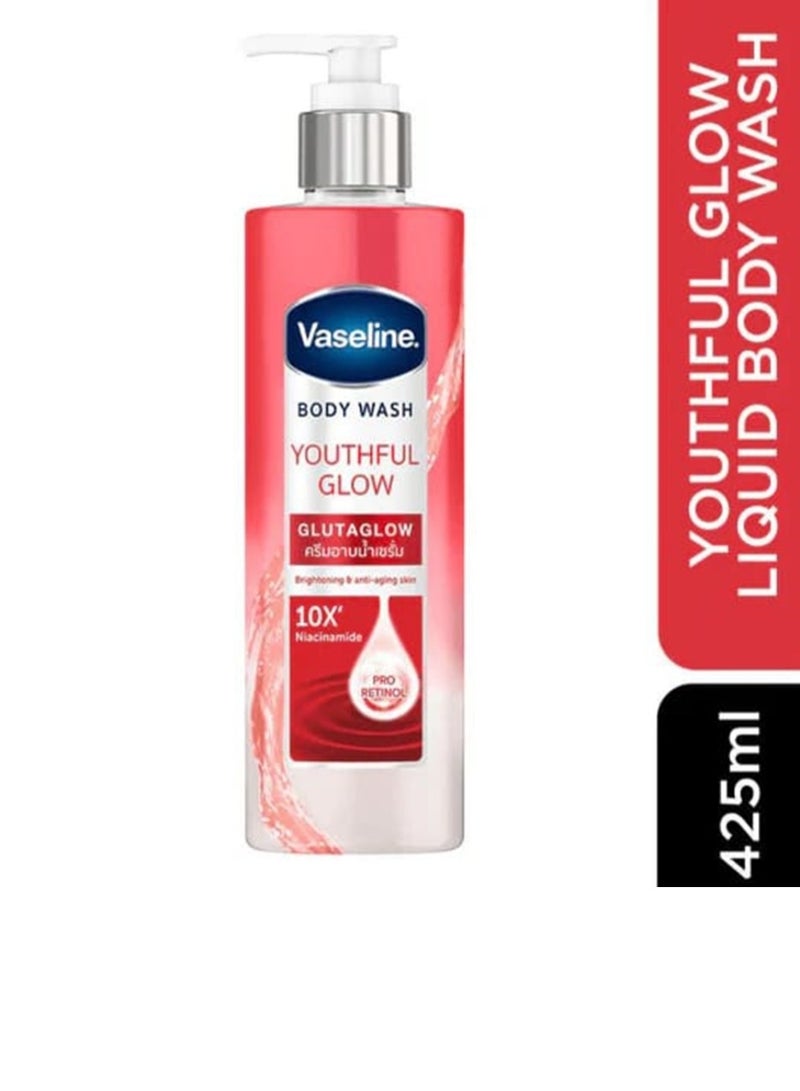 Vaseline Body Wash YOUTHFUL Glow GlutaGlow 425 ml - Image 1