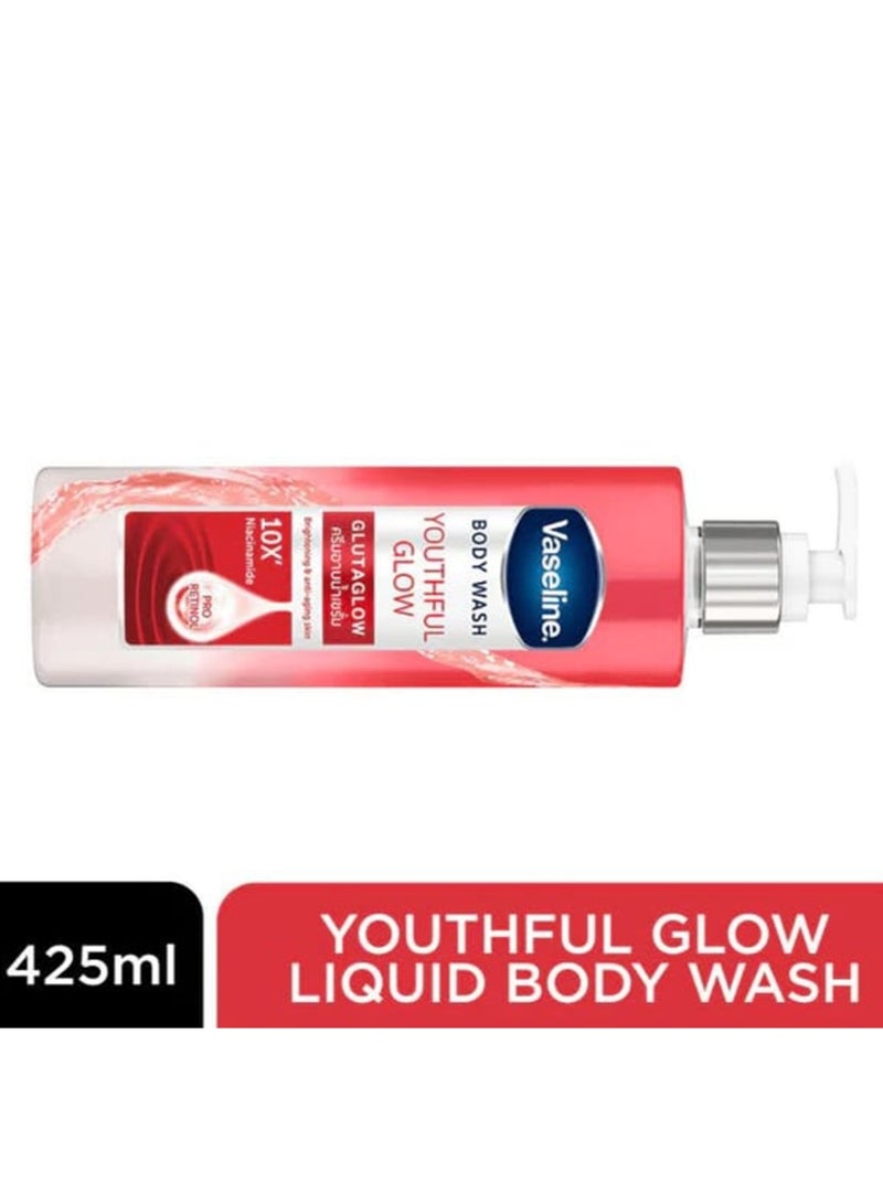Vaseline Body Wash YOUTHFUL Glow GlutaGlow 425 ml - Image 3