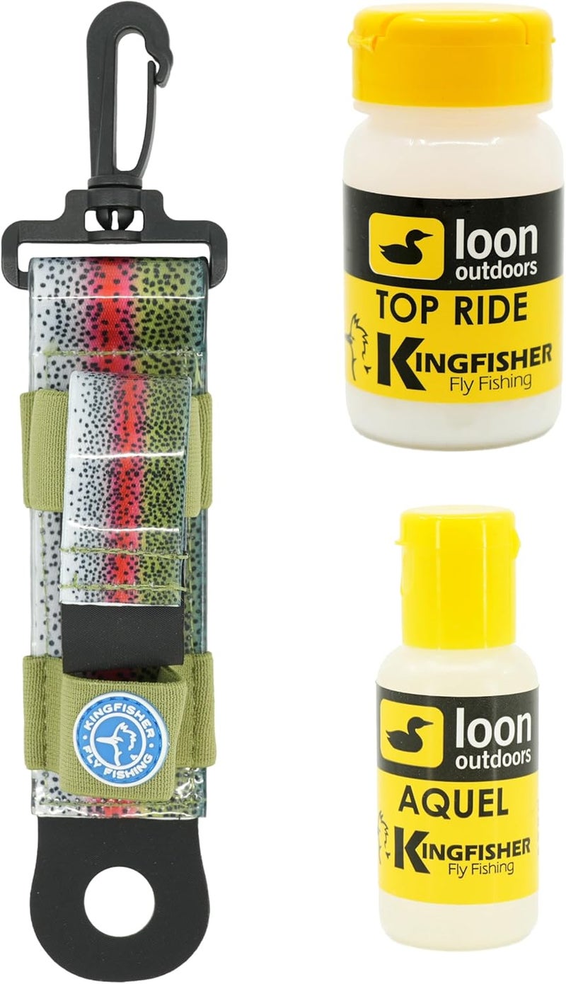 Loon Outdoors Combo Pack - Floatant and Desicant with a Kingfisher Combo Holder - Image 2