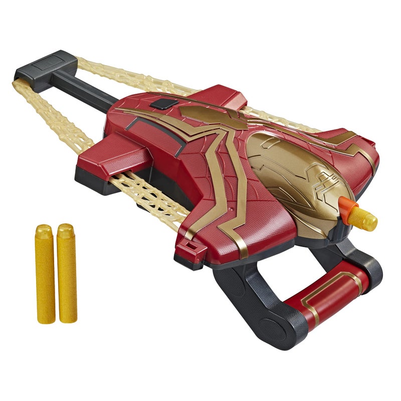 سبايدر مان Spider-Man Marvel Web Bolt Nerf Blaster Toy for Kids Design المستوحى من الأفلام ، ويشمل 3 نخبة nerf rabts للأطفال الذين تتراوح أعمارهم بين 5 سنوات وما فوق - Image 1