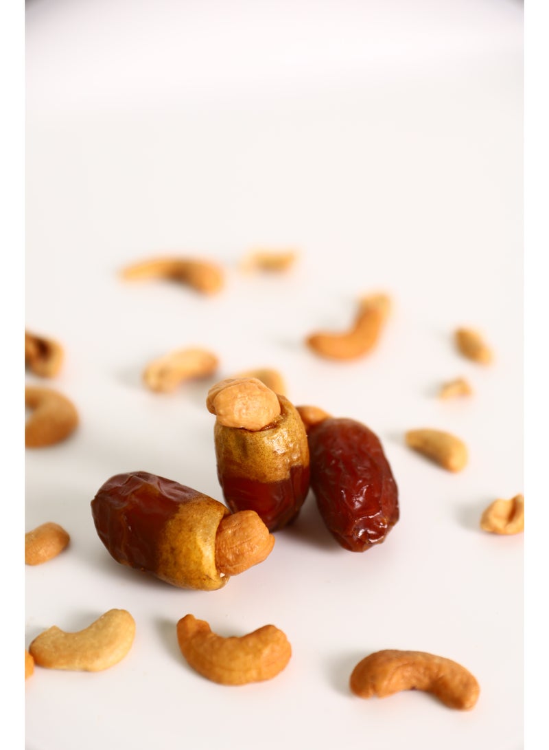 Pyramisr Premium Wadi Dates Stuffed with Cashew – 500g | Authentic Taste & Superior Quality - Image 2