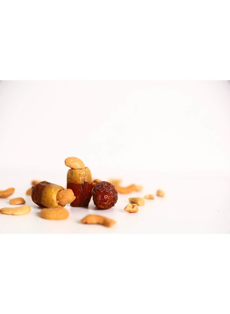 Pyramisr Premium Wadi Dates Stuffed with Cashew – 500g | Authentic Taste & Superior Quality - Image 3
