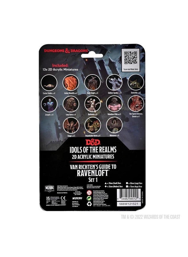 WizKids D&D Idols of The Realms: Van Richten's Guide to Ravenloft - 2D Set 1 - Image 2