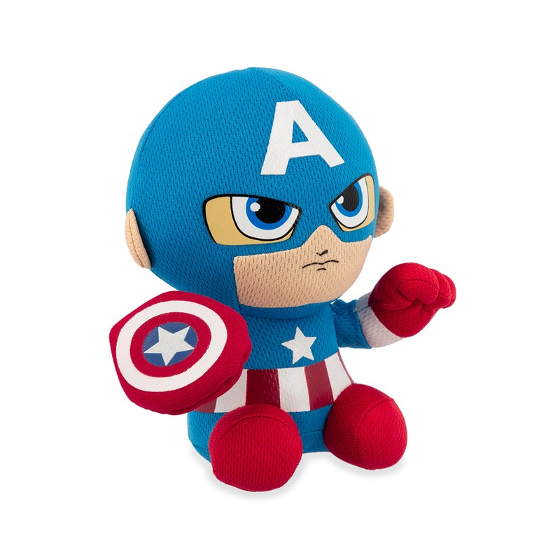 Ty Captain America Plush, Blue/Red/White, Regular - Image 2
