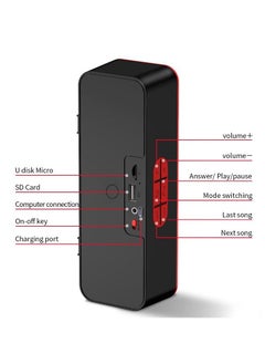 AROAQ Portable Bluetooth Speaker Bluetooth 5.0 Speaker with 3D Stereo HiFi Bass Bluetooth Speaker Wireless Dual Horn Speakers  - Image 3