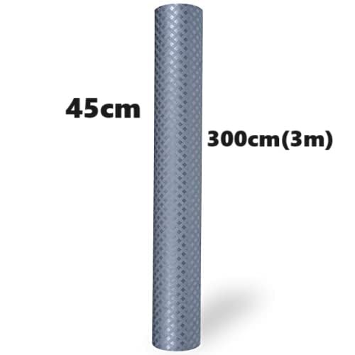ElastPro EVA Food Grade Washable Anti Slip Mat/Sheet for Fridge, Shelf Liner, Table, Kitchen Drawer mat (Grey Crossed Stripe, 3 Meter) - Image 2