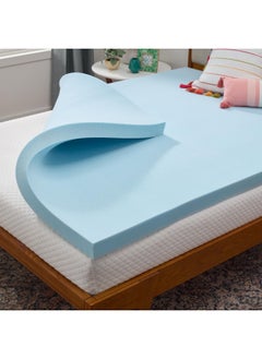 LINENSPA 3 Inch Memory Foam Mattress Topper Gel Infused King Mattress Topper Certipur Us Certified  - Image 1