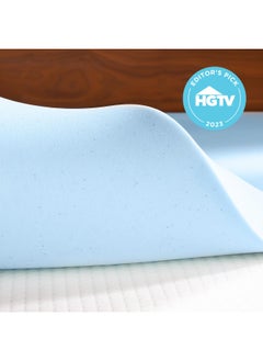 LINENSPA 3 Inch Memory Foam Mattress Topper Gel Infused King Mattress Topper Certipur Us Certified  - Image 3