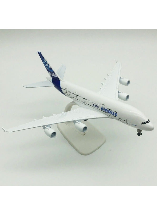 عام 20cm Alloy A380 Aircraft Display Model 1:200 Scale Height Static Aircraft Collection Model Ornaments - Image 3