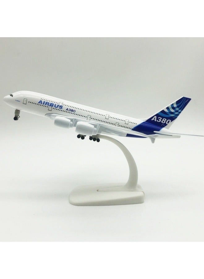 عام 20cm Alloy A380 Aircraft Display Model 1:200 Scale Height Static Aircraft Collection Model Ornaments - Image 5