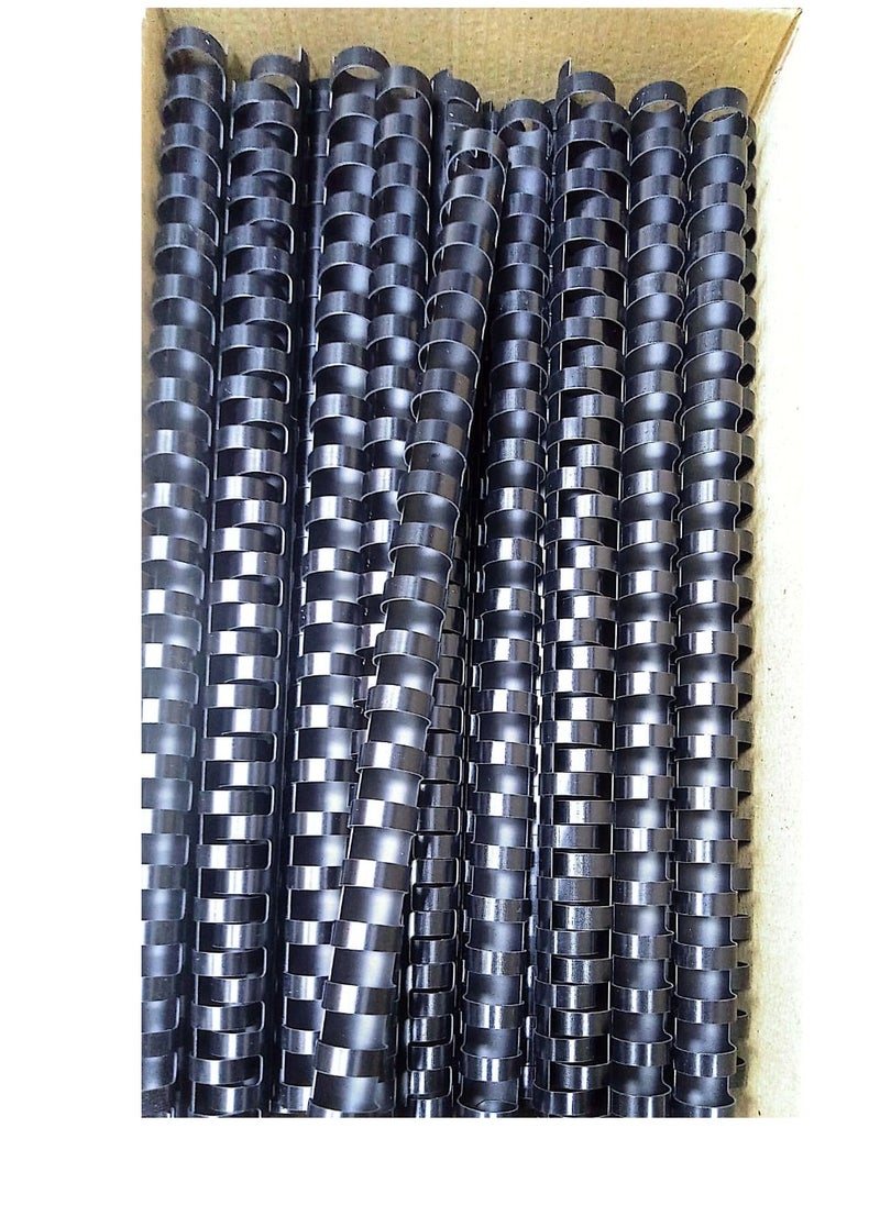 SUPER DEAL 100 Piece Binding Combs 22mm Black  - Image 1