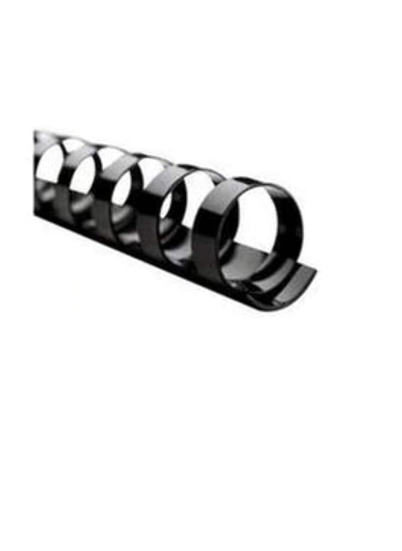 SUPER DEAL 100 Piece Binding Combs 22mm Black  - Image 2