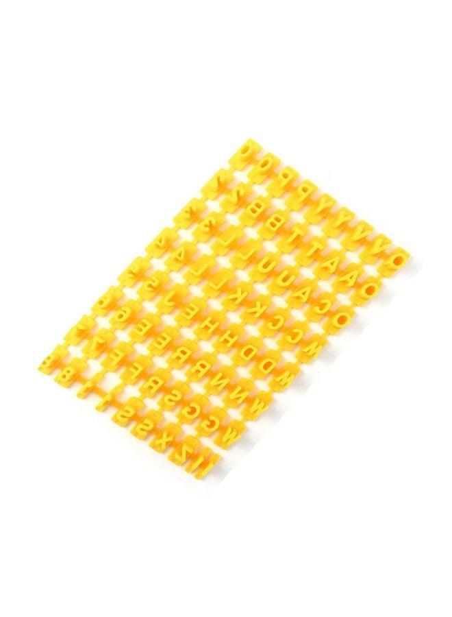 Alphabet Number Mould Yellow/Purple 12.7x1.9x1centimeter - Image 5