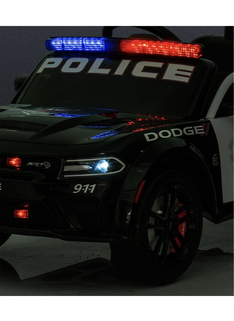 FUN MOMENT Electric Ride-On Police Car for Kids  - Image 2