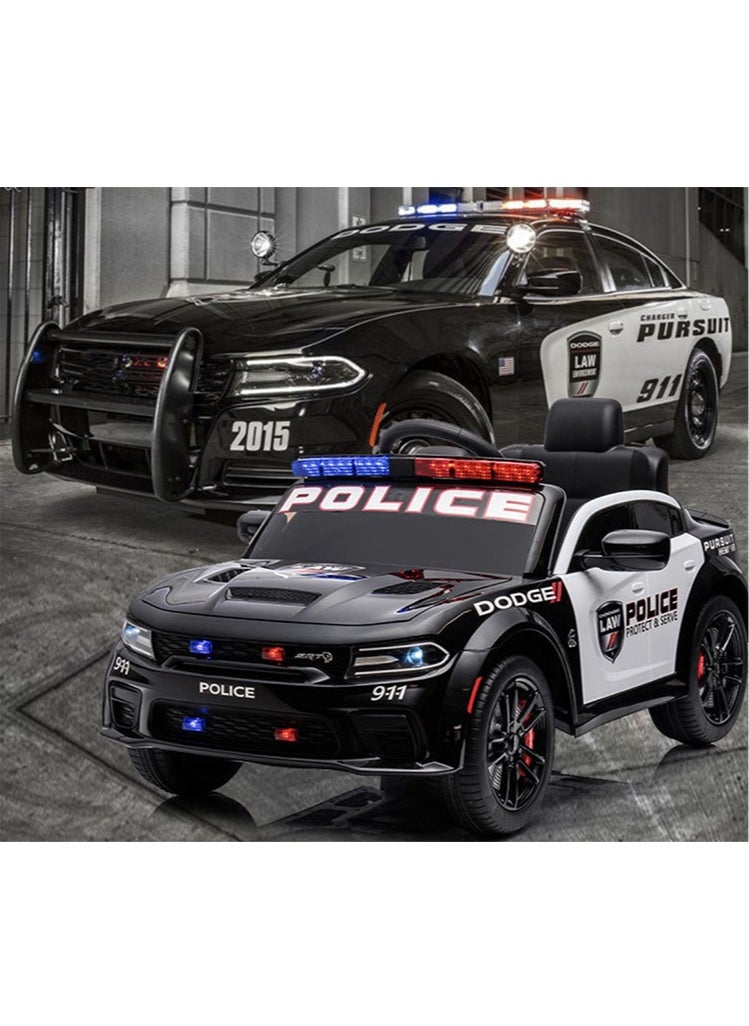 FUN MOMENT Electric Ride-On Police Car for Kids  - Image 4