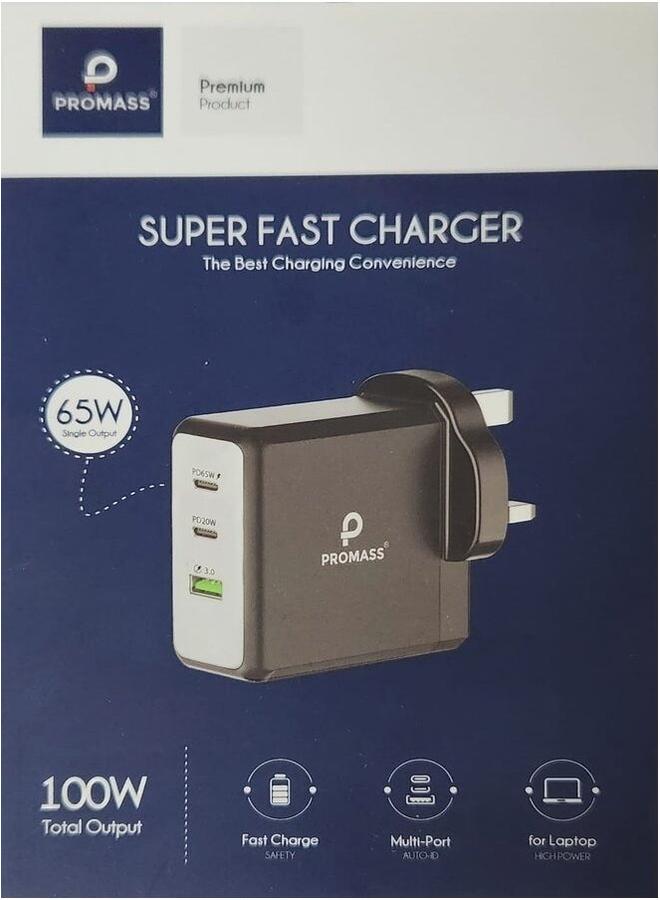 PROMASS Super Fast Charger 100W The Best Charging Convenience - Image 1