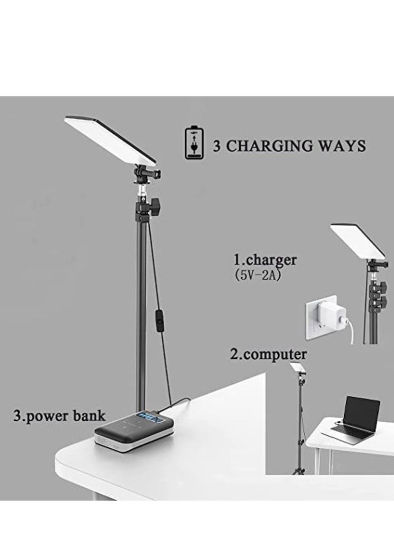 مصباح LED محمول للتخييم والصيد مع قاعدة قابلة للتمديد – مزود بواجهة USB، مقاوم للماء، مصباح خارجي طويل الأمد للحدائق والمشي لمسافات طويلة وأنشطة التخييم  - Image 3