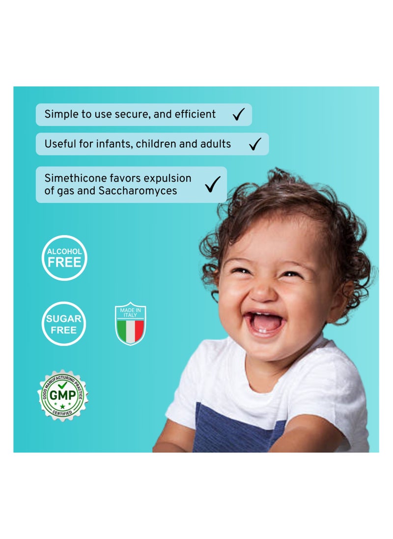 PJ PHARMA - Comil Oral Drops Strawberry Flavor 20ml - Relief from Gastrointestinal Gas and Related Symptoms in Infants, Children, and Adults - Image 1
