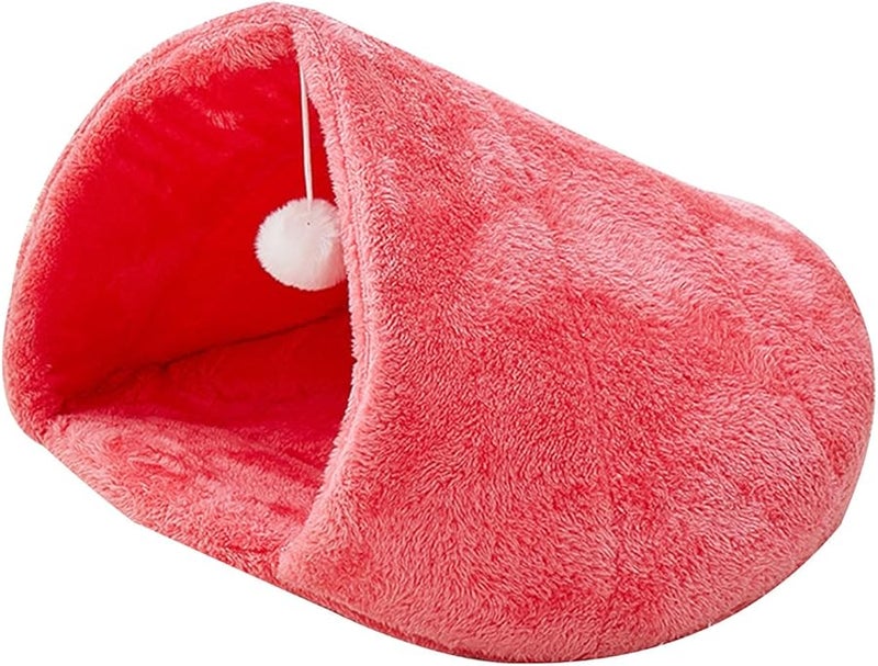 Color A Teepee Pet Tent Soft Bed Washable Cave House For Small Dogs Indoor Cats - Image 2