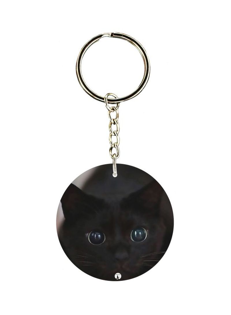 RKN Double Sided Cat Printed Keychain