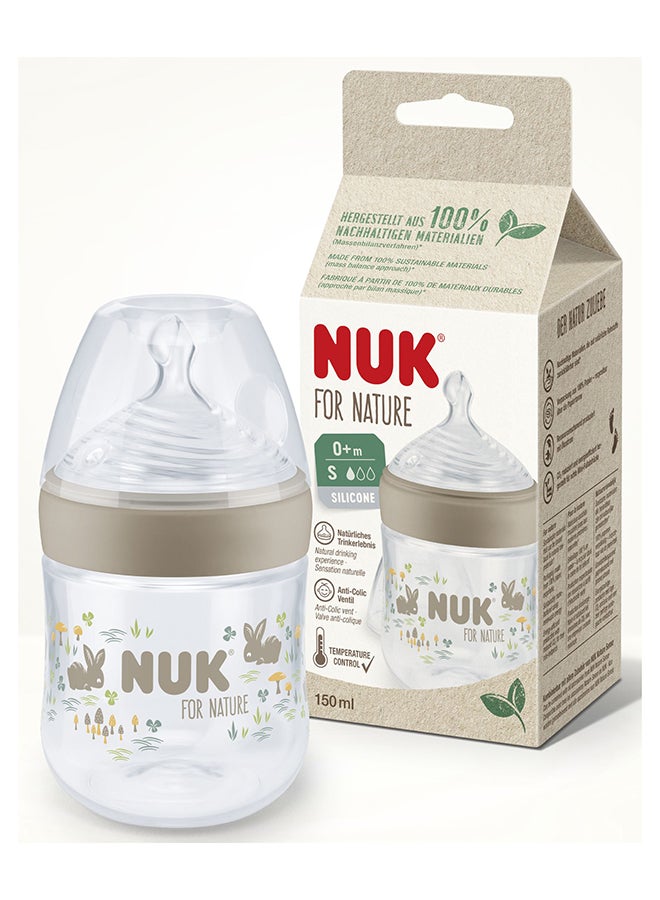 NUK Nature  Bottle 150Ml S 0+M (Gray)