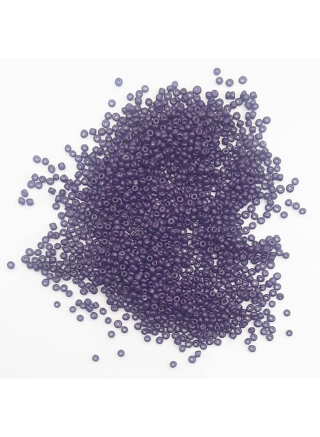 إيشوبي خرز بذور زجاجي أرجواني غير شفاف مقاس 8/0، 3 مم، وزن 200 جرام، من eshoppee، لمجموعة صنع المجوهرات، مواد فنية وحرفية للتطريز، قلادة، سوار، أقراط، مواد صنع DIY (أرجواني غير شفاف) - Image 2