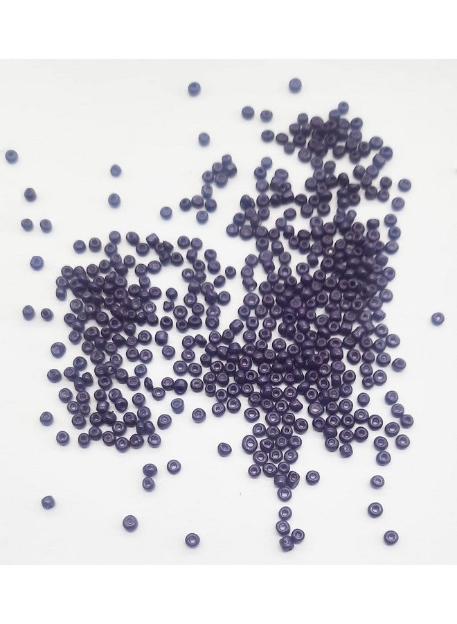إيشوبي خرز بذور زجاجي أرجواني غير شفاف مقاس 8/0، 3 مم، وزن 200 جرام، من eshoppee، لمجموعة صنع المجوهرات، مواد فنية وحرفية للتطريز، قلادة، سوار، أقراط، مواد صنع DIY (أرجواني غير شفاف) - Image 3