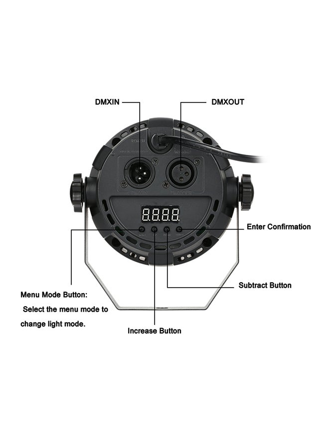 4-In-1 LED Stage Light Black - Image 3