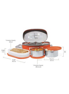 Executive Lunch Tiffin with 3 Leakproof Containers | BPA-Free | Microwave & Freezer Safe | Dishwasher Safe | Air-Tight and Spill-Proof - pzsku/Z0633A5FBD93C72F80ECDZ/45/_/1726230205/f9487217-2fb6-4954-8b4f-78e57a10a129