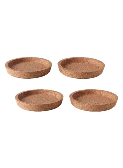 Cork Coasters with Deep Groove Insert