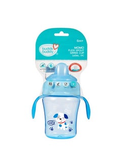 BuddsBuddy Momo Flexible Spout Baby Sipper Cup 240Ml Bb7228 (Blue)  - Image 4