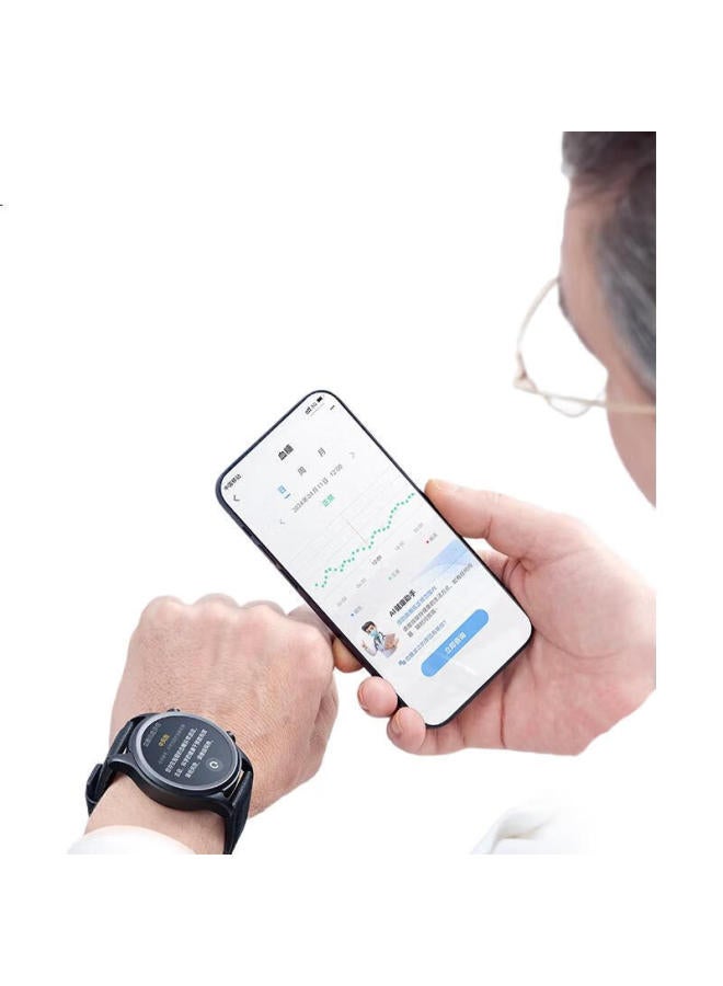 Dido E55Proii Blood Sugar And Blood Pressure Assessment Watch, Real-Time Health Monitoring For Middle-Aged And Elderly, Blood Oxygen, Heart Rate, Sleep, Snoring, Ecg Assessment, Smart Call Function, Smart Watch For Men And Women - Image 3