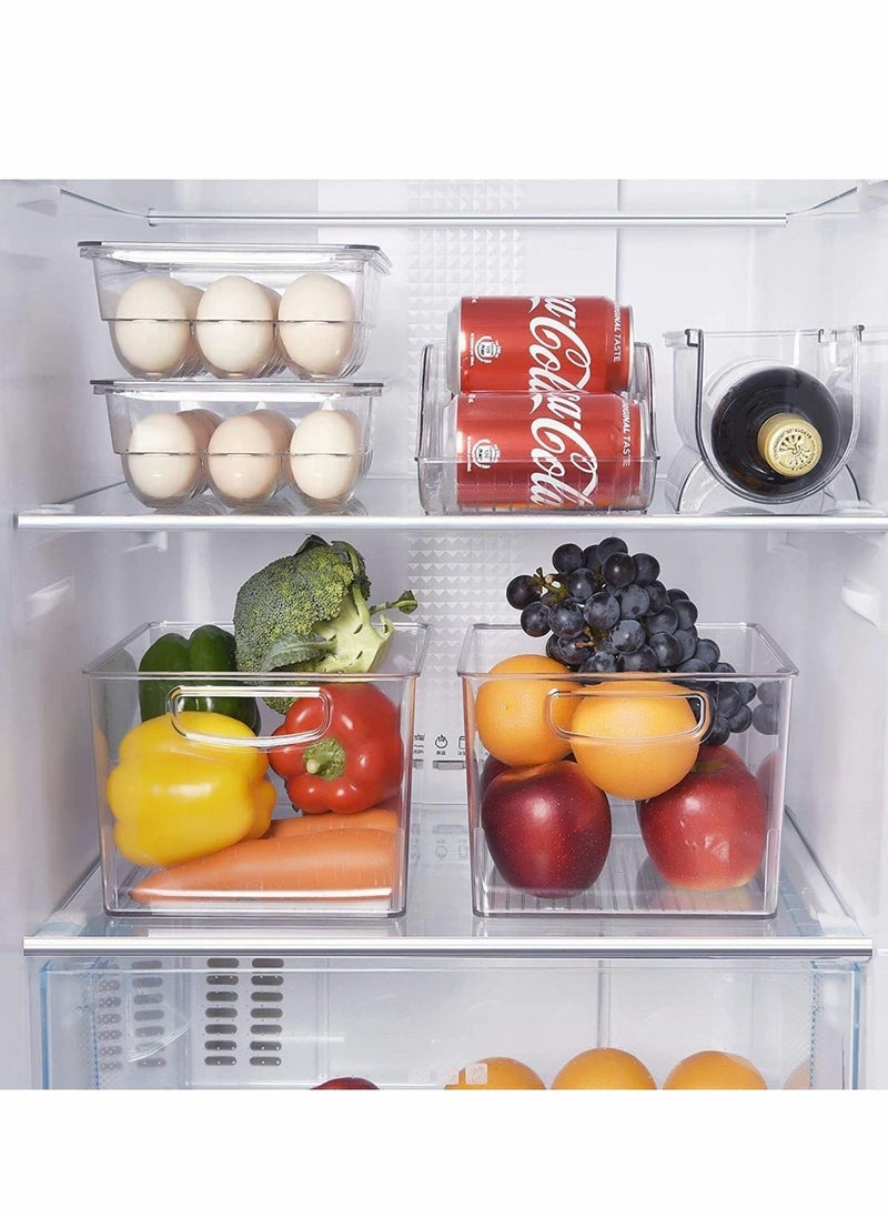 Generic - Can Organiser Storage Container,  Can Holder Clear Pantry Organisers Practical Kitchen Storage Container Box BPA-free for Fridge and Pantry Space, Practical Fridge Storage for Drinks Food - Image 1