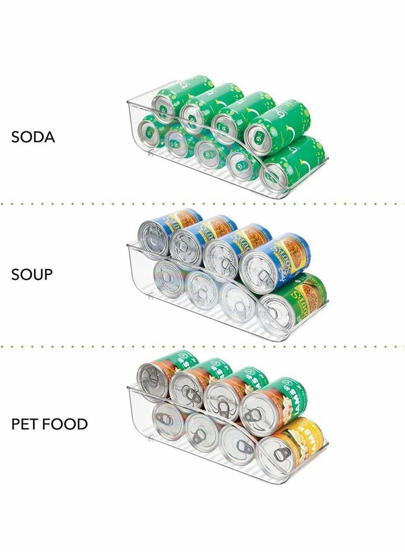 Generic - Can Organiser Storage Container,  Can Holder Clear Pantry Organisers Practical Kitchen Storage Container Box BPA-free for Fridge and Pantry Space, Practical Fridge Storage for Drinks Food - Image 1